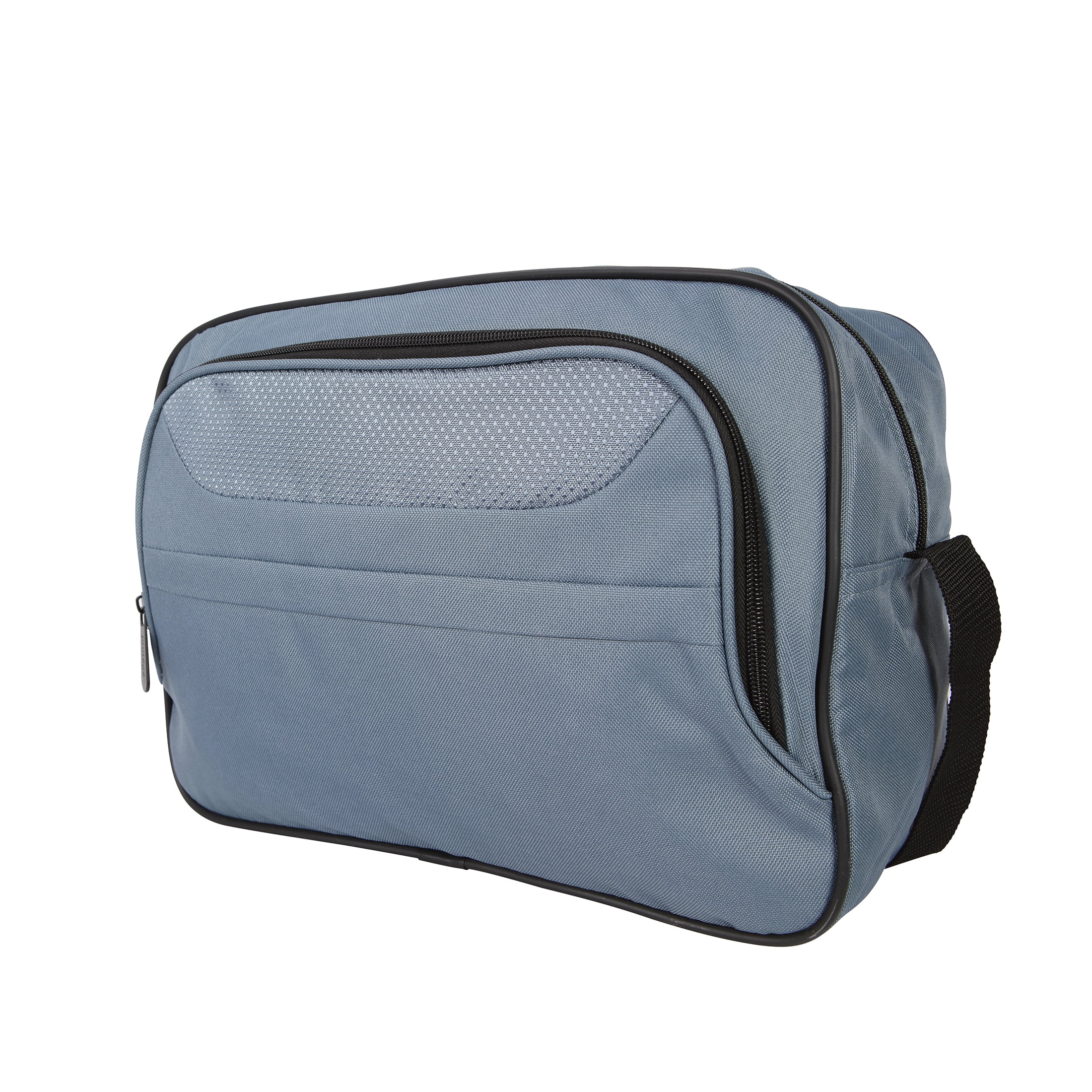 Protege 3-Piece Softside Luggage Travel Set, Includes Medium Checked Luggage, Carry On Duffel and Boarding Tote, Blue
