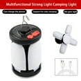 thumbnail image 1 of RXIRUCGD LED Solar Light Camping Lantern USB Rechargeable, Portable Outdoor Waterproof Hanging Tent Lamp Emergency Light, 1 of 7