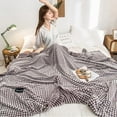 thumbnail image 4 of Cooling Blanket -Cold Blanket for Hot Sleepers, Ice Cooling Summer Blanket To Relieve Night Sweats And Hot Flashes, Ice Blanket for All Season Lightweight Summer Cooler Quilt,59.06 X 78.74 Inch, 4 of 5