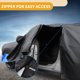 thumbnail image 4 of Cubierta impermeable para coche Unique Bargains, 210D Oxford, negra y azul, con cremallera, protección para Jeep Grand Cherokee 2002-2025., 4 of 5