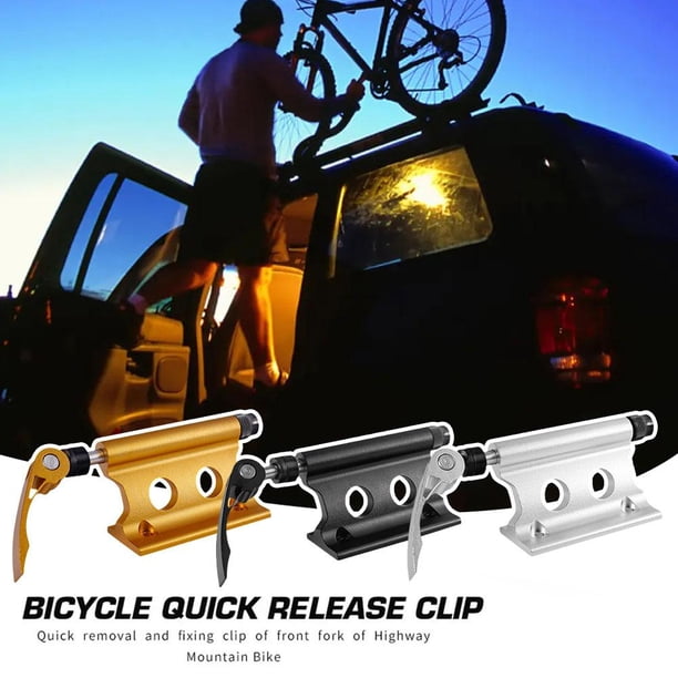 2 Supports De Fourche Avant Vélo – Dégagement Rapide 100mm, Alliage Alu, Pour Transport Et Rangement