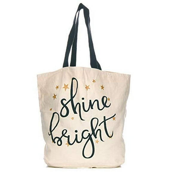 ReLive Cotton Canvas Tote - Reusable Bag with Handles - Shine Bright