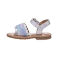thumbnail image 2 of Laura Ashley  Hook and Loop Closure Toddler Sandals, Silver, 5, 2 of 5