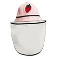thumbnail image 2 of Sombrero de protección facial para niños, gorro de con baba de saliva anti escupir con sombrero de de facial trans rosa-L, 2 of 6