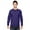 Deep Purple, variant on Fruit of the Loom 4930 HD Cotton 100% Cotton Long Sleeve T-Shirt
