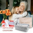 thumbnail image 2 of Grandma Gifts, Blanket with Letter & Floral Print, Grandma Birthday Gifts, Presents for Grandma from Grandchildren on Christmas, Cozy Flannel Throw Blankets 50'' x 60'', 2 of 6