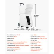 KFFKFF Portable Tennis Ball Machine with App Control, 110-Ball Capacity, Adjustable Spin, Dual Training Modes, 4-Hour Battery Life, and Speeds up to 75 MPH