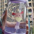 thumbnail image 4 of Vaso de agua de gran capacidad para jardín de infancia, vaso de plástico con forma de asta y pajita para niños, diseño de ciervo, 4 of 5