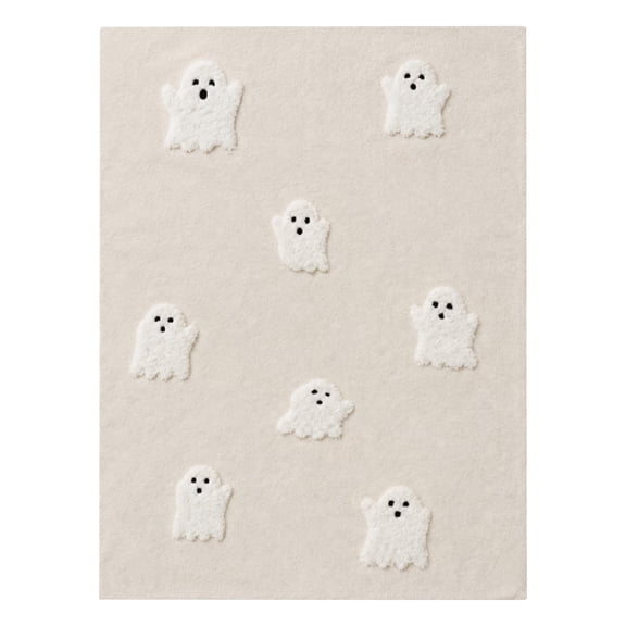 Halloween Decor Indoor Ghost Throw Blanket Style B Cozy Flannel Plush Blankets for Couch Sofa Bed Spooky Halloween Decorations Fall Decorations for Home