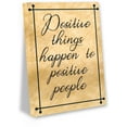 thumbnail image 1 of Awkward Styles Positive Things Happen To Positive People Canvas Think Positive Print Wall Art for Office Inspirational Quotes Wall Decor Family Room Decorative Art Modern Wall Art Decor, 1 of 7