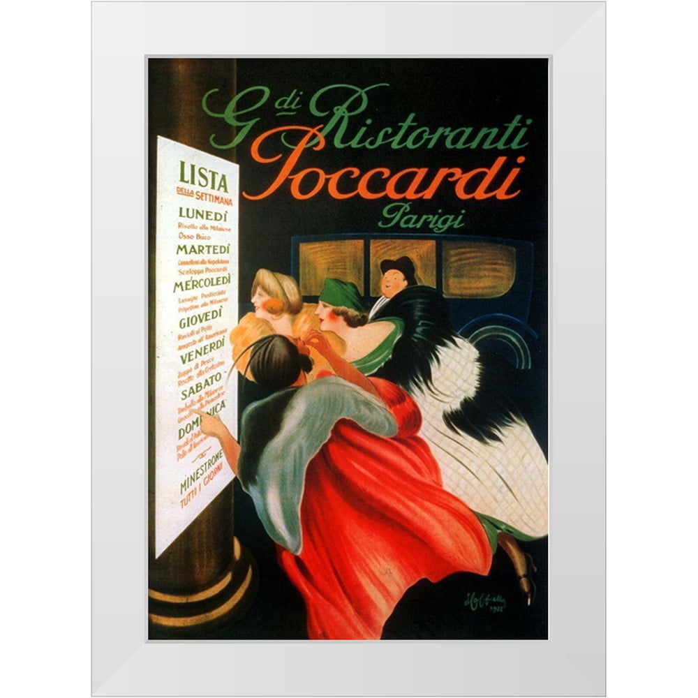 Vintage Apple Collection 14x18 White Modern Wood Framed Museum Art Print Titled - ristoranti