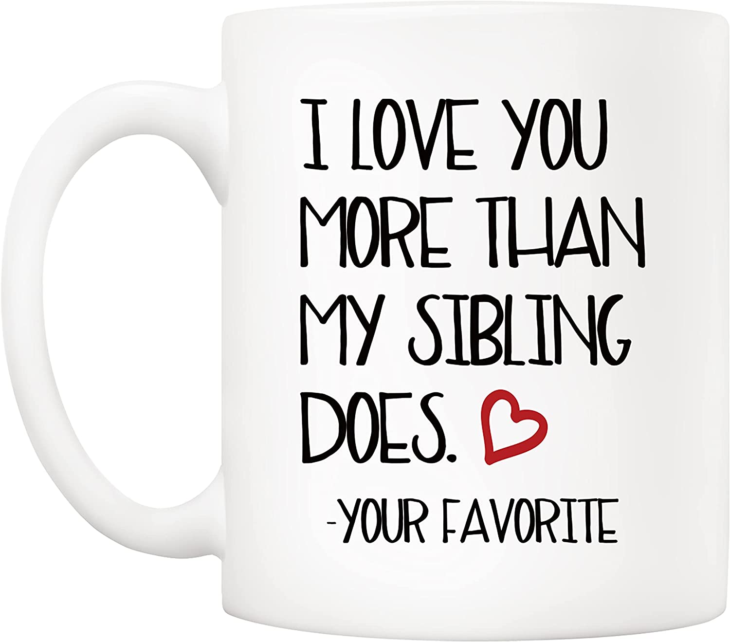 Mom, I Love You More Than Chocolate” Coffee Mug