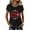 Black, variant on 250th Anniversary Usa Shirt T Shirts For Women Fashion Graphic Tees 4Th Of July Crew Neck American Flag Button Short Sleeve Independence Summer T Shirt, Pink M