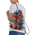 thumbnail image 2 of Bingfone 3D Butterfly Drawstrings Backpacks Bags for Men Women Gym Drawstrings Bag-Small, 2 of 8