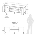 thumbnail image 3 of Mesa De Tv Urban Maderkit Mueble para TV 160cm COLOR Duna-Blanco, 3 of 6