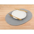 thumbnail image 3 of Unique Bargains Set of 4 Cotton Rope Placemats for Dining Table Decor Table Mat Light Gray, 3 of 7