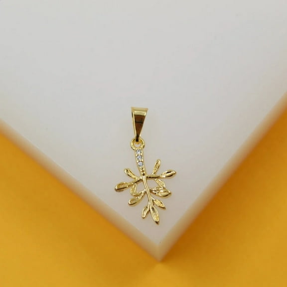 Gold Filled Vine Cross Pendant | Jesus Crucifix Pendant