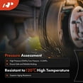 thumbnail image 4 of A-Premium Rear Drum Brake Wheel Cylinder Compatible with Select Checker, International, Packard and Studebaker Models - A9, A9L, Aerobus, Marathon, Superba, Taxicab, Scout, Hawk, Packard, 2-PC Set, 4 of 5