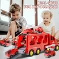 Kid Truck Play Vehicles Playset Dump Truck Construction Toy for Boys 3