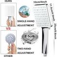 thumbnail image 4 of Stainless Steel Shower Panel, Chrome, Ergonomic Design For Detachable Handheld Shower, Multi-Function Shower System Ensures A Luxurious Experience, Anti-Clog Nozzles, 11.5 X 10 Cm, 4 of 5