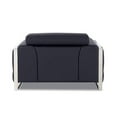 thumbnail image 4 of Titan Furnishings 18.5" Modern Genuine Italian Leather Chair in Black, 4 of 9