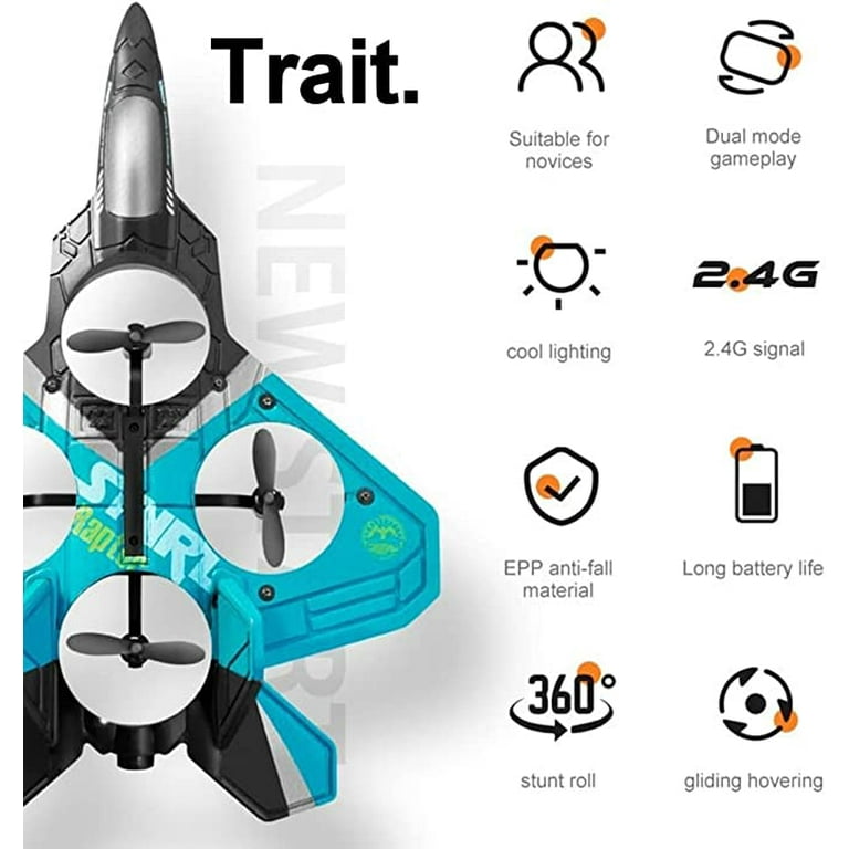 V17 Jet Fighter Stunt RC Airplane, 2023 New RC Airplane 2023, 2.4GHz Remote  Control Airplane with 360° Stunt Remote Control and Light, Glider Fighter  Plane Outdoor Flying Plane,Christmas Gifts - Walmart.com