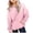 Pink, variant on Towmus Long Sleeve Tops for Girls 1-14 Kids Solid Hoodies Fall Fashion Casual Hooded Sweatshirts Loose Comfy Trendy Pullover Tops with Pockets