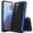 Blue, variant on Samsung Galaxy S21 FE Phone Case, [NOT FIT FOR GALAXY S20 FE] Military Grade 6 Feet Drop Test Protection Dual Layer Cover with [Temerped Glass Screen Protector]-Red