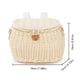 thumbnail image 2 of Mochila para bicicletas de canasta con tapa tejida a mano para niños bicicletas para adultos beige, 2 of 4
