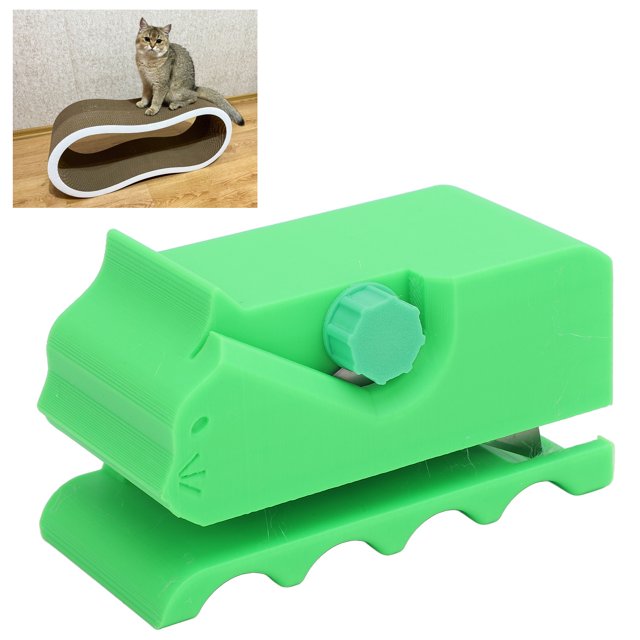Cat Scratch Cardboard Cutter, DIY Cutting Tool for Cat Scratcher Craft Projects with Adjustable Settings and Comfortable Grip