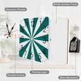 thumbnail image 6 of Aesthetic Water Blue And White Sunburst Wall Clock Silent Non-Ticking For Home Office Decor, Decorative Clock Art, 6 of 7