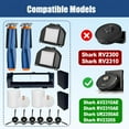 thumbnail image 6 of Filter Replacement 4-Pack for Shark Matrix & Matrix Plus Robot Vacuum, Compatible with Shark RV2310AE, RV2320S, AV2310AE, UR2350AE, RV2300S (Not for RV2300), 6 of 10