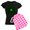 With Pink Pant, variant on CafePress - Celtic Shamrock St Patrick - Women's Dark Pajamas