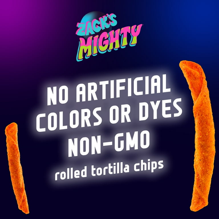 Zack's Mighty Fiery Nacho Rolled Tortilla Chips, 7 oz - Walmart.com