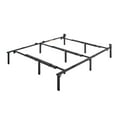 Mainstays 12" Adjustable Metal Platform Bed Frame, Black, Twin King