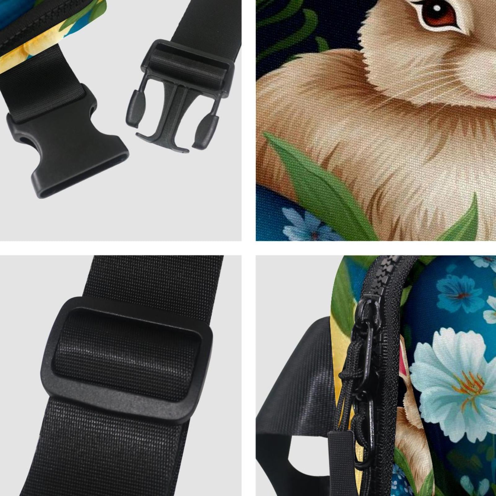 Easter Lightweight Adjustable Waist Bag Fanny Pack with Extension Strap - Unisex Fitness Running Belt