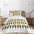 thumbnail image 3 of Ambesonne Jamaican Quilted Bedspread Set 2 Pcs, Rastafarian Dreadlocks, Twin Size, Multicolor, 3 of 6