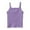 Purple, variant on Girls Ribbed Tank Soft Cotton Sleeveless Undershirt Thin Strap Camisole Girls Tops Purple 9-10 Years