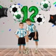 thumbnail image 5 of Soccer Party Decorations, Soccer Foil Balloons, Number 2Foil Balloons for Kids Soccer Fans Birthday Party, Soccer Game Day Party Decorations, 5 of 7