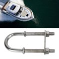 thumbnail image 3 of Perno En U De Acero Inoxidable Para Yates, Tornillo En U Para Barcos Marinos Con Tuerca, Accesorios De Hardware Para Yates, 3 of 7