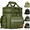 Green, variant on Large Insulated Lunch Bag, 24L Expandable Double Layer Lunch Cooler Box, Lightweight Leak-proof Lunch Tote Bag W/ Side Pocket & Adjustable Shoulder Strap, Suit for Work, Picnic(Gray Camo)