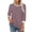 #07 Hot Pink 【New Styles: Mix, Match & Maximize Value】, variant on Women's Summer 3/4 Sleeve Round Neck Pullover Tops Shirts Blouses Solid Color Casual Daily Wear Work Office Vacation Fashion Essential Gift for Women | CSEONE,Army Green L