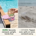 thumbnail image 6 of Fountwell Clip-on Cup Holder Clamp for Beach Chairs, Desks, Tables, and Pools, 6 of 9