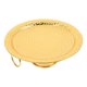 thumbnail image 1 of Golden Iron Fruit Plate Snack Holder For Kitchen And Dining Room Displaying Desserts 1Pack, 1 of 5
