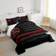 thumbnail image 4 of Set Twin Size,Juego de cama Bandera Americana Rayas Geométricas,Niños Niñas Adultos, 4 of 7