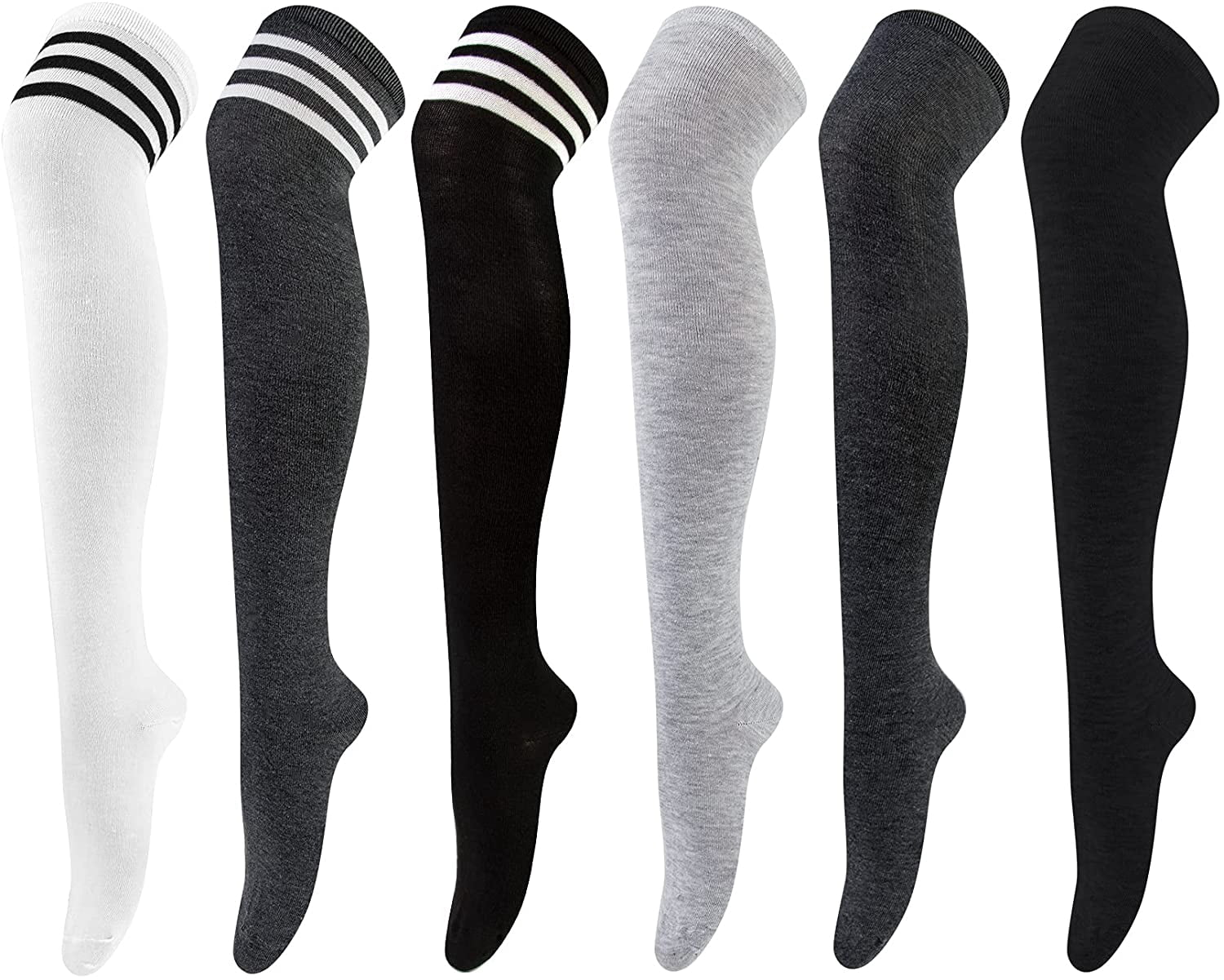 Chaussettes Mode Chaussettes Au Genou Femme Levante – Élastique