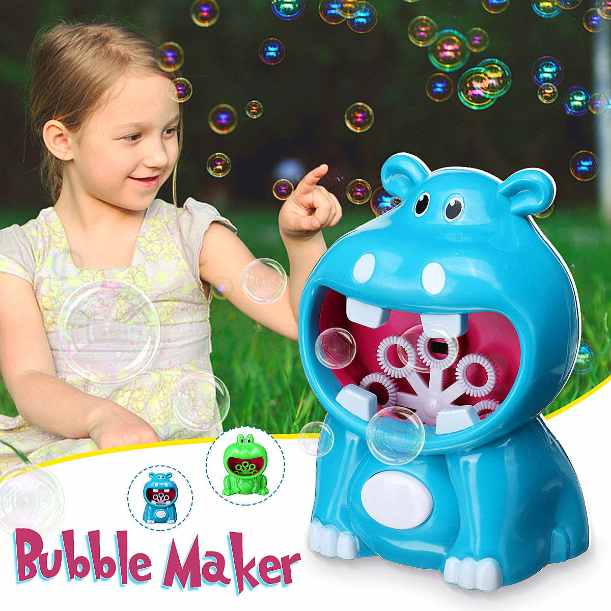 Musical Bubble Machine Automatic Bubble Maker kids Baby Bath Shower Toy