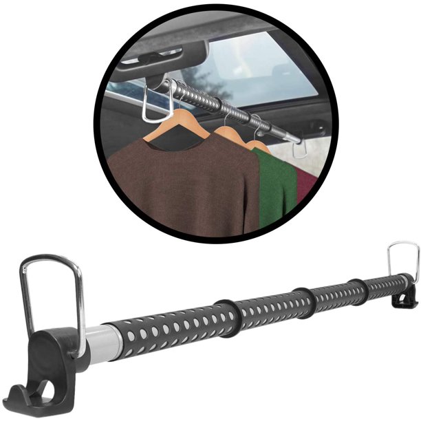 Lebogner Car Clothes Hanger Bar, Expandable and Retractable Vehicle