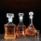 thumbnail image 5 of Botella de vino de cristal cuadrada, creativa, transparente, de lujo, sin plomo, decantador de whisky, recipiente para alcohol, vertedor de vino, jarra para bar, 5 of 5