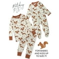 thumbnail image 4 of Honest Baby Clothing Baby Boy or Girl Gender Neutral Organic Cotton Sleep N Play Thanksgiving Pajamas (Newborn-9 Months), 4 of 7